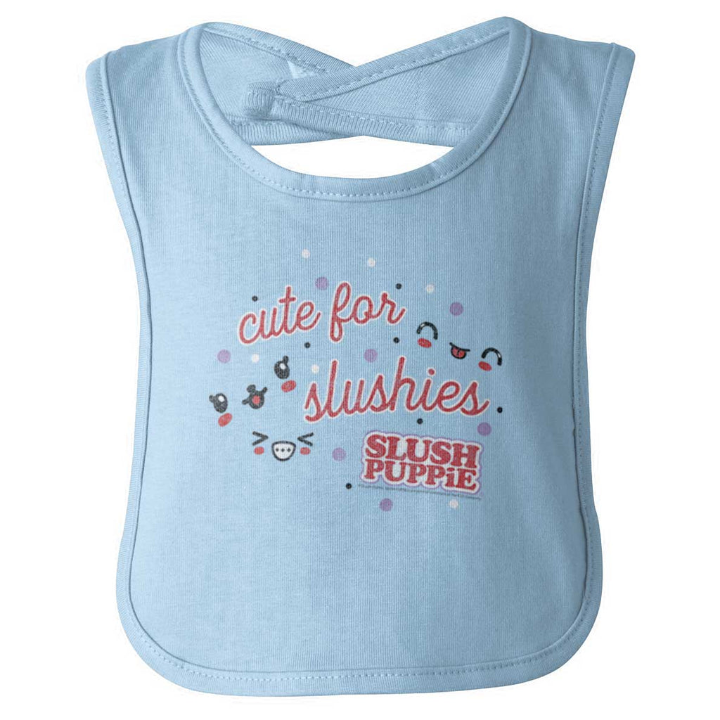 Cute For Slushies Infant Baby Bib-Direct To Garment Print-Brisco Baby