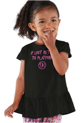 Return Platofrm 9 3/4 Toddler Ruffle Bottom Tee-Direct To Garment Print-Brisco Baby