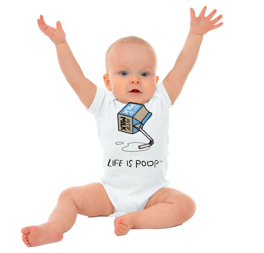 Out of Milk Romper Bodysuit-Direct To Garment Print-Brisco Baby