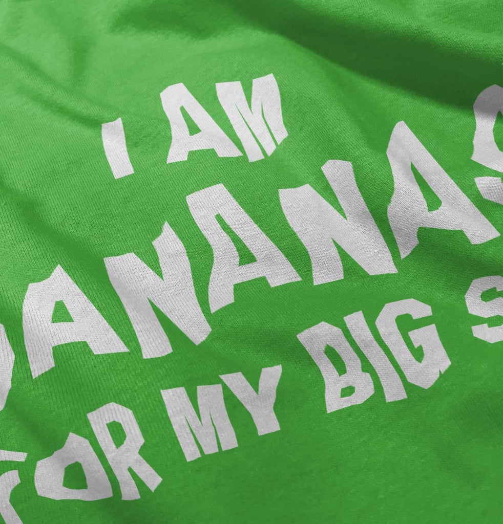 Bananas For Big Sis Romper Bodysuit-Direct To Garment Print-Brisco Baby