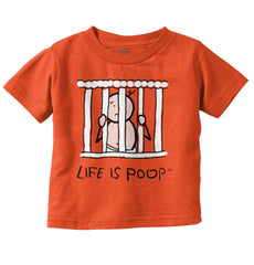 Jail Crib Infant Toddler T Shirt-Direct To Garment Print-Brisco Baby