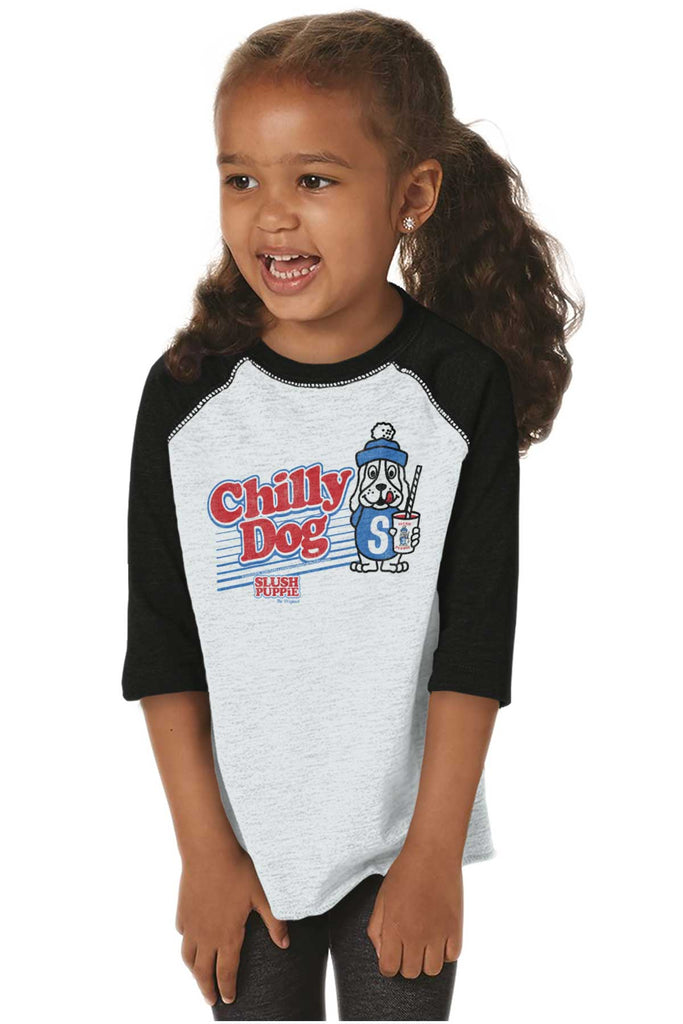 Chilly Dog Toddler Baseball-Direct To Garment Print-Brisco Baby