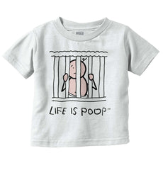Jail Crib Infant Toddler T Shirt-Direct To Garment Print-Brisco Baby