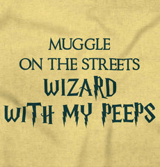 Wizard With My Peeps Infant Toddler T Shirt-Direct To Garment Print-Brisco Baby