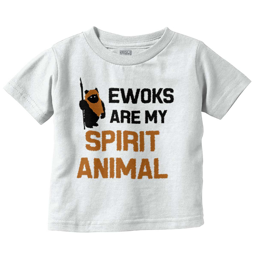 Ewoks Spirit Animal Infant Toddler T Shirt-Direct To Garment Print-Brisco Baby