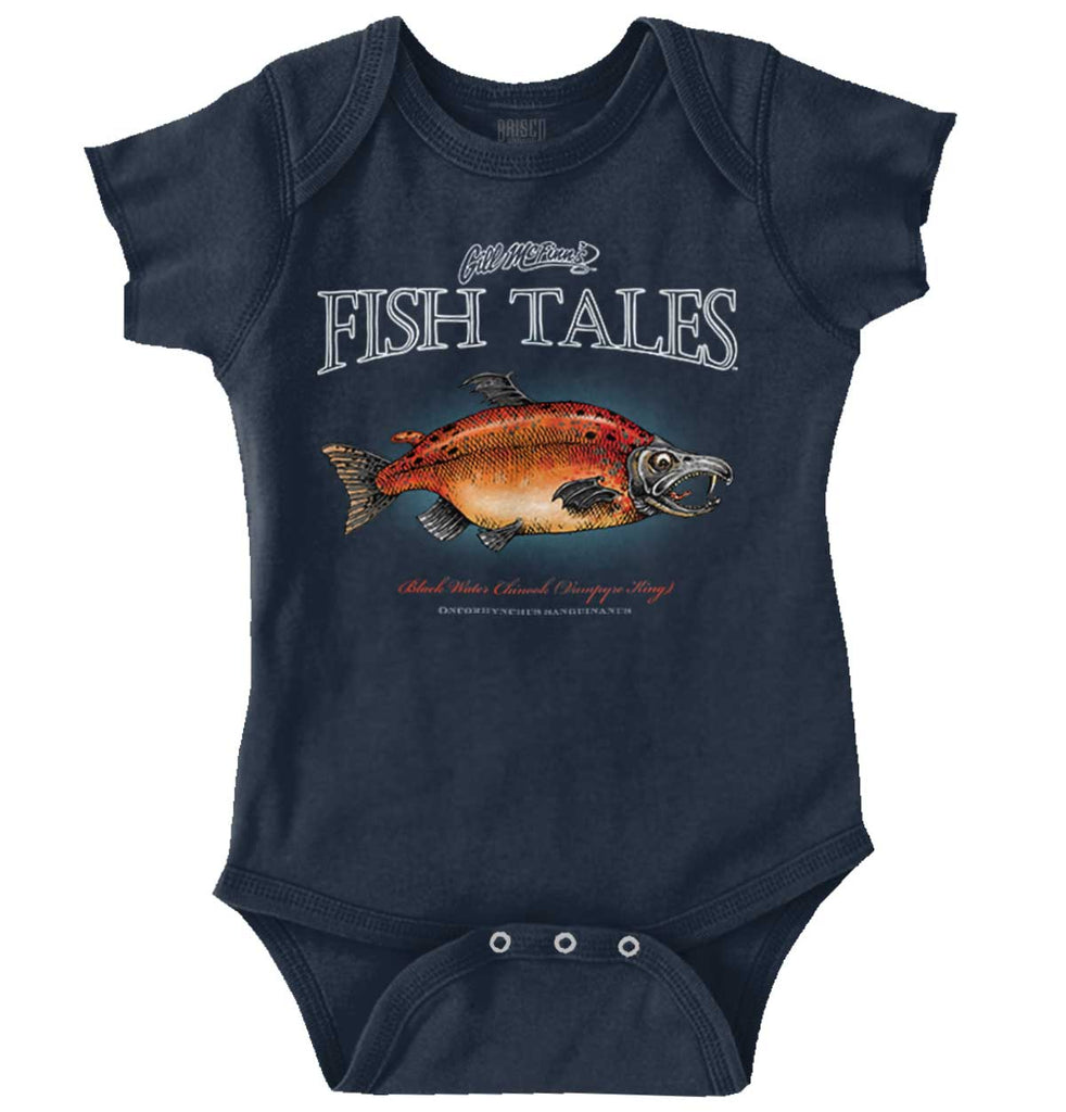 Black Water Chinook Romper Bodysuit-Direct To Garment Print-Brisco Baby