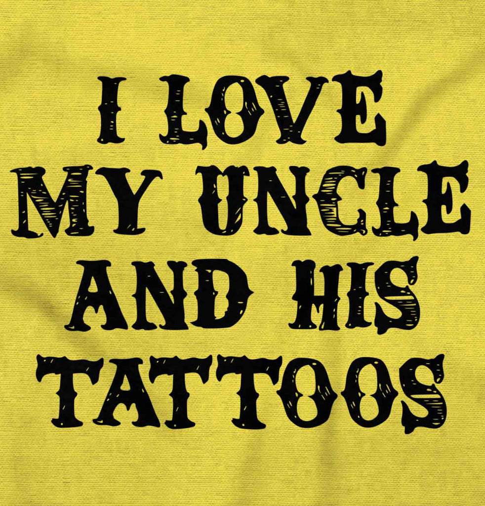 Uncle's Tattoos Romper Bodysuit-Direct To Garment Print-Brisco Baby