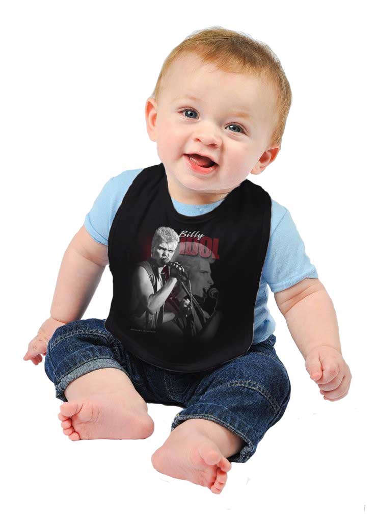 Graphic Idol Infant Baby Bib-Direct To Garment Print-Brisco Baby