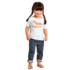 Hanging out Infant Toddler T Shirt-Direct To Garment Print-Brisco Baby