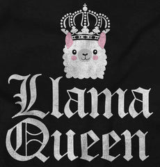 Llama Queena Infant Toddler T Shirt-Direct To Garment Print-Brisco Baby