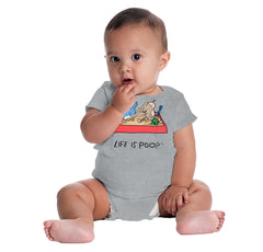 Dog Sandbox Romper Bodysuit-Direct To Garment Print-Brisco Baby