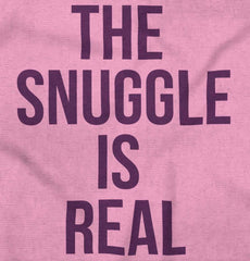 The Snuggle Is Real Romper Bodysuit-Direct To Garment Print-Brisco Baby