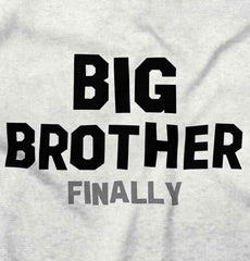 Big Brother Finally Romper Bodysuit-Direct To Garment Print-Brisco Baby