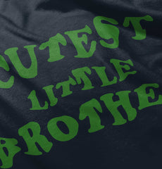 Cutest Little Brother Infant Toddler T Shirt-Direct To Garment Print-Brisco Baby