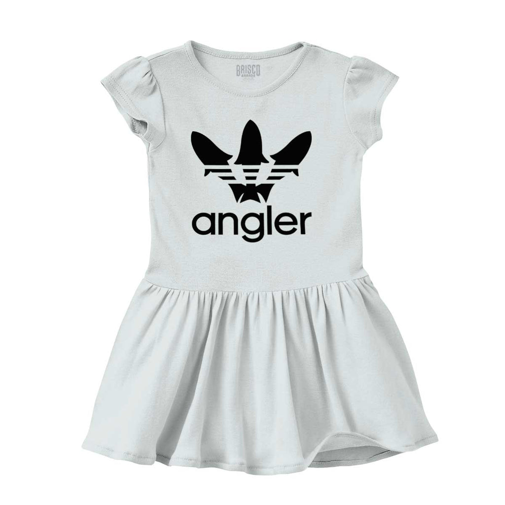 Angler Toddler Rib Dress-Direct To Garment Print-Brisco Baby