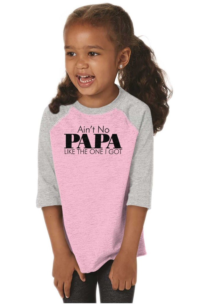 No Papa Like Me Toddler Baseball-Direct To Garment Print-Brisco Baby