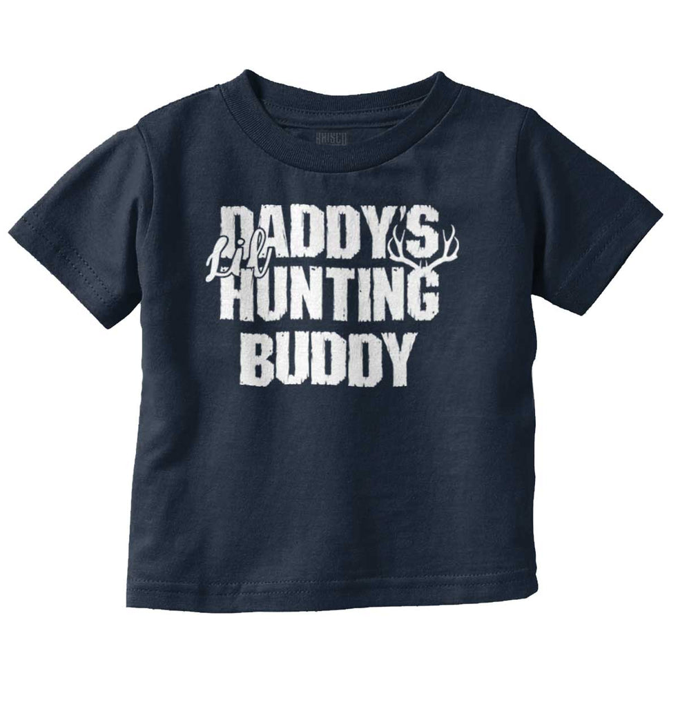 Lil Hunting Buddy Infant Toddler T Shirt-Direct To Garment Print-Brisco Baby