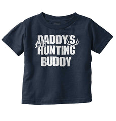 Lil Hunting Buddy Infant Toddler T Shirt-Direct To Garment Print-Brisco Baby