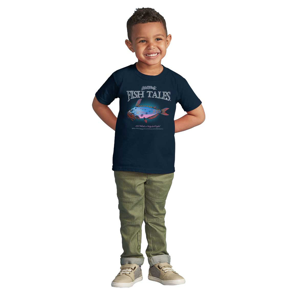 Red-Whiskered Catfish Infant Toddler T Shirt-Direct To Garment Print-Brisco Baby