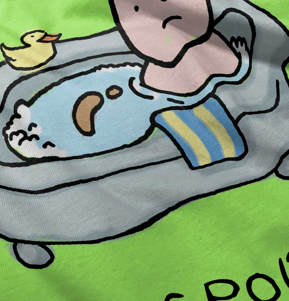 Poop in Bath Infant Toddler T Shirt-Direct To Garment Print-Brisco Baby
