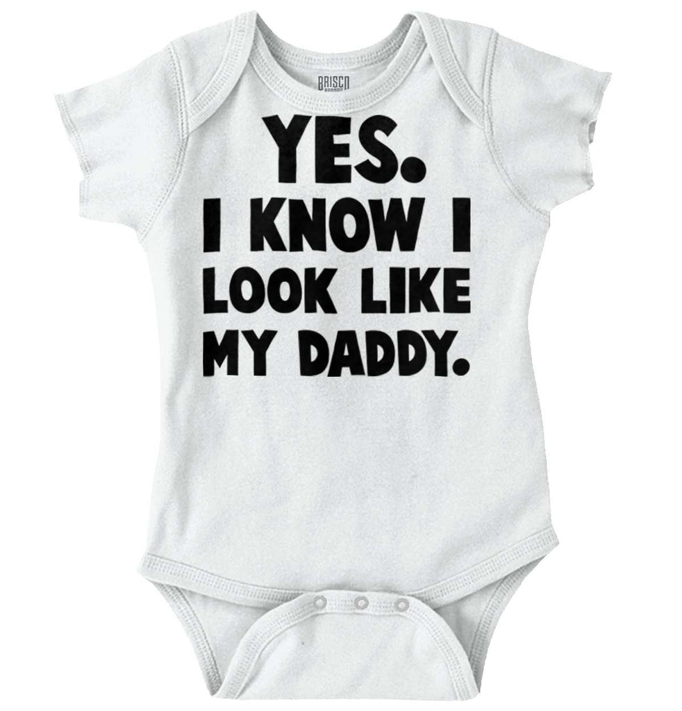 Look Like Daddy Romper Bodysuit-Direct To Garment Print-Brisco Baby
