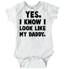 Look Like Daddy Romper Bodysuit-Direct To Garment Print-Brisco Baby