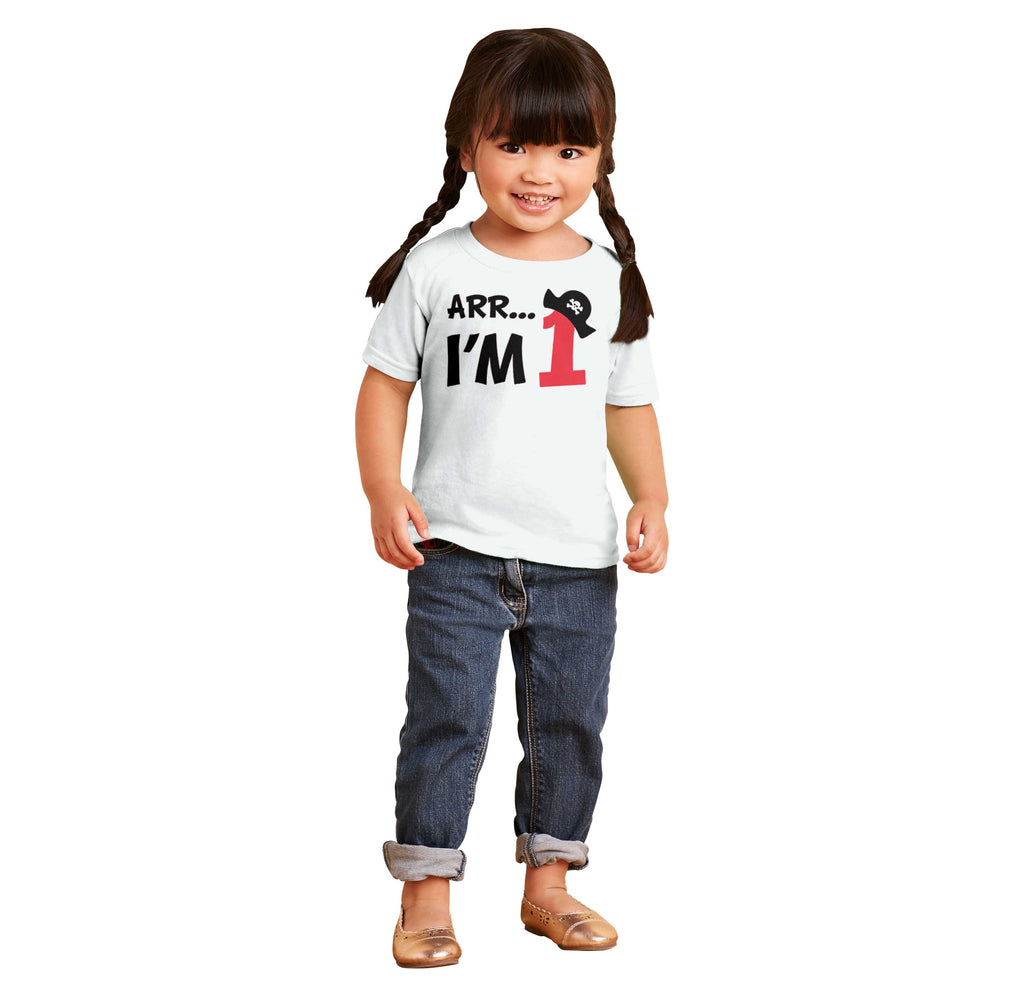 Arr I'm 1 Infant Toddler T Shirt-Direct To Garment Print-Brisco Baby