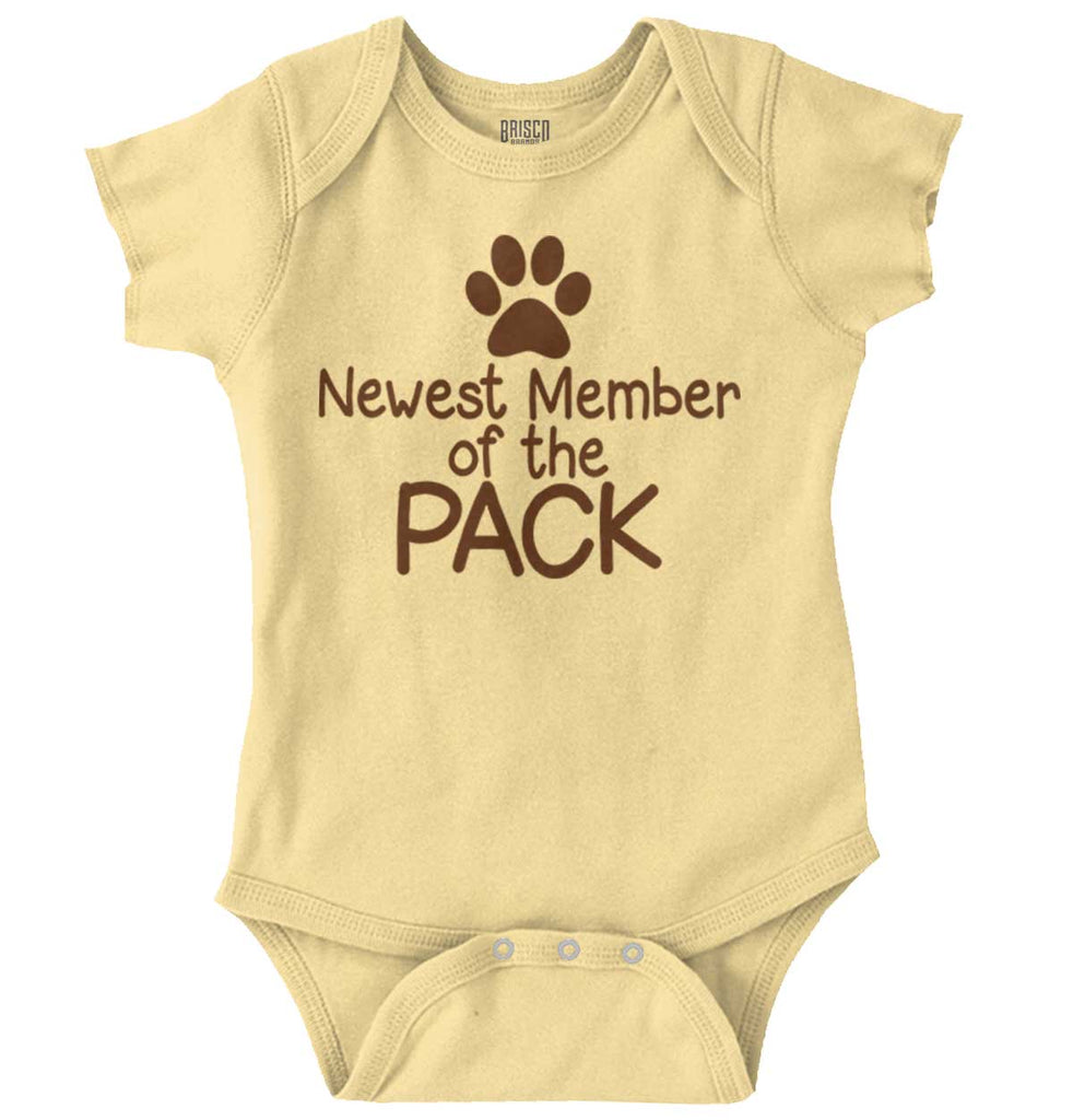 Member of the Pack Romper Bodysuit-Direct To Garment Print-Brisco Baby