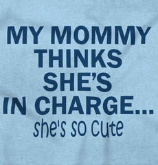 She's So Cute Infant Toddler T Shirt-Direct To Garment Print-Brisco Baby