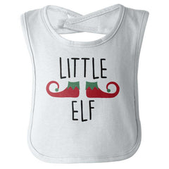 Lil Elf Infant Baby Bib-Direct To Garment Print-Brisco Baby