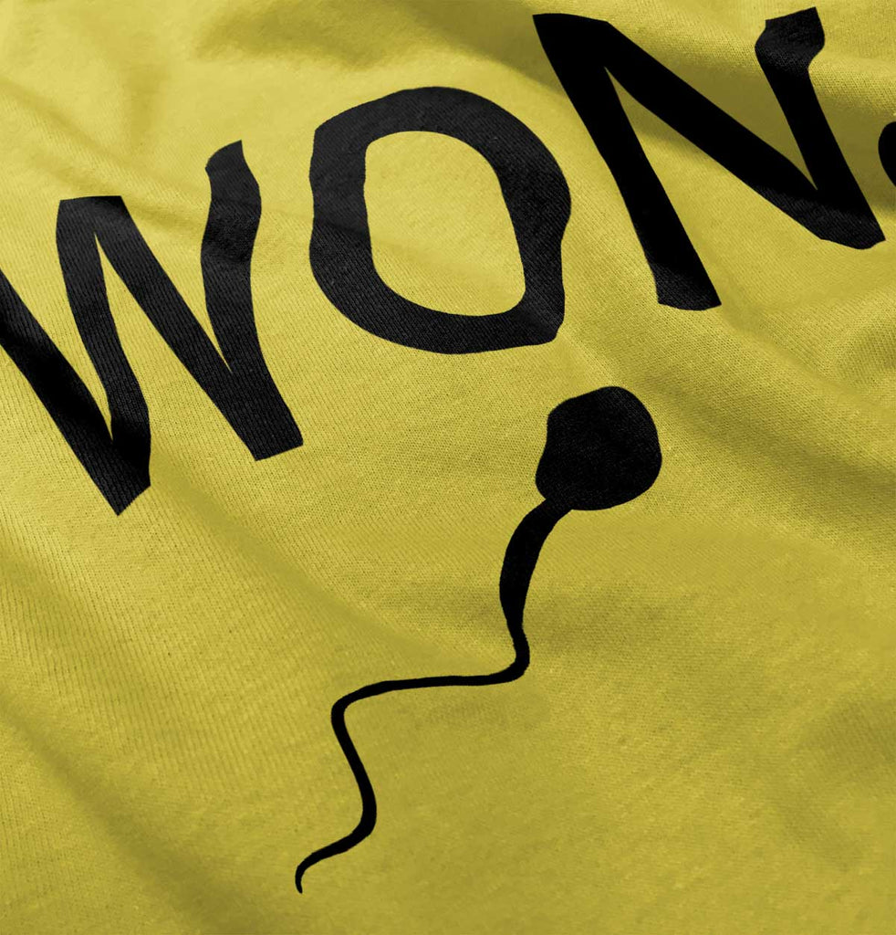 Won The Race Romper Bodysuit-Direct To Garment Print-Brisco Baby