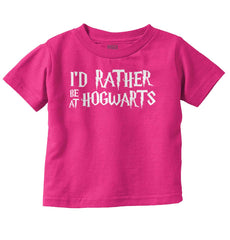 Rather Be At Hogwarts Infant Toddler T Shirt-Direct To Garment Print-Brisco Baby