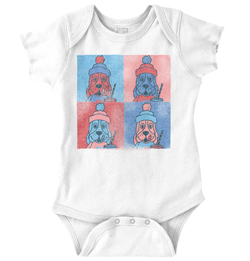 Graphic Slush Romper Bodysuit-Direct To Garment Print-Brisco Baby