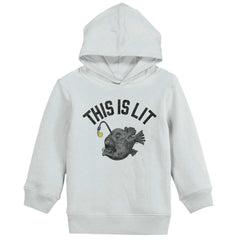 This Is Lit Pullover Hoodie-Direct To Garment Print-Brisco Baby