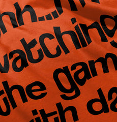 Watching the Game Romper Bodysuit-Direct To Garment Print-Brisco Baby