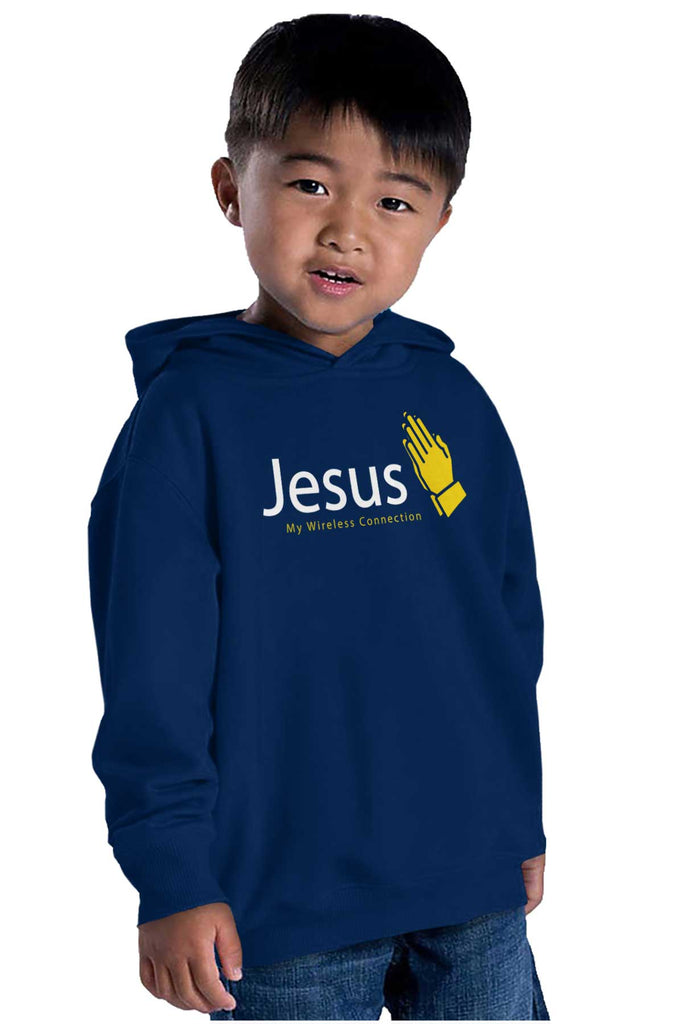 Jesus Connection Toddler Pullover Hoodie-Direct To Garment Print-Brisco Baby