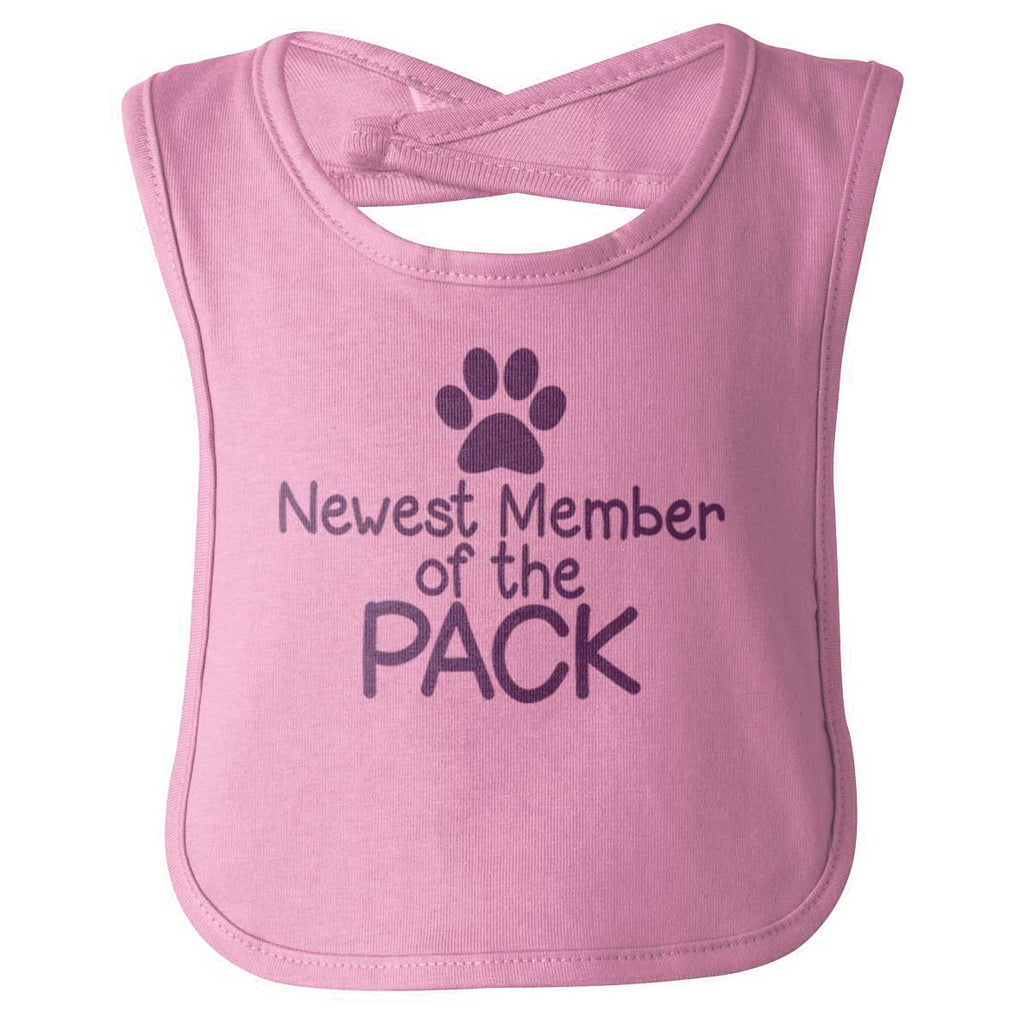 Member of the Pack Infant Baby Bib-Direct To Garment Print-Brisco Baby