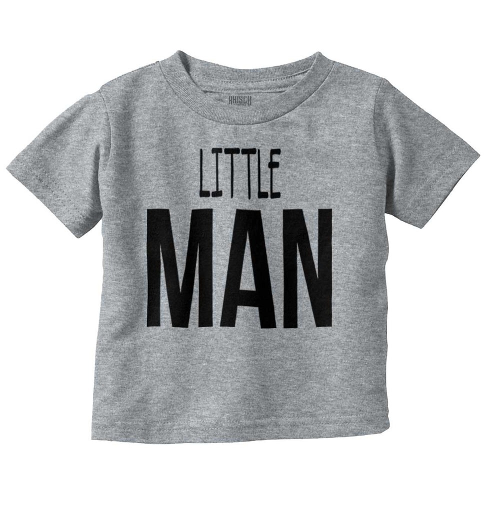 Little Man Infant Toddler T Shirt-Direct To Garment Print-Brisco Baby