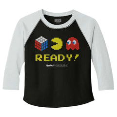 Ready Pac-Man Toddler Baseball-Direct To Garment Print-Brisco Baby