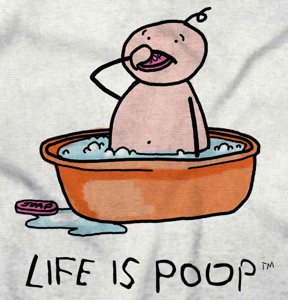 Eating Soap Infant Toddler T Shirt-Direct To Garment Print-Brisco Baby