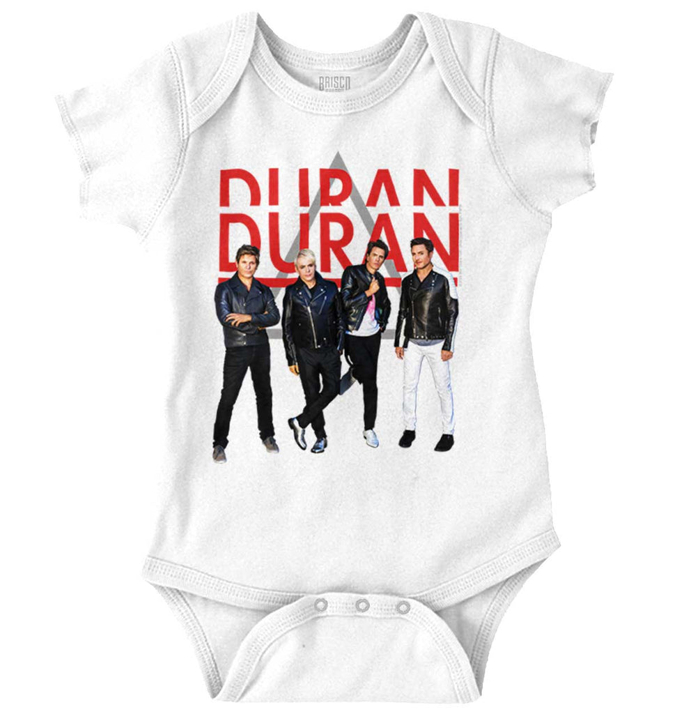 Duran Duran Photo Romper Bodysuit-Direct To Garment Print-Brisco Baby