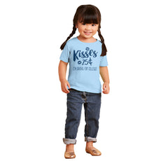 Kisses 25 Cents Infant Toddler T Shirt-Direct To Garment Print-Brisco Baby