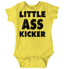 Ass Kicker Romper Bodysuit-Direct To Garment Print-Brisco Baby