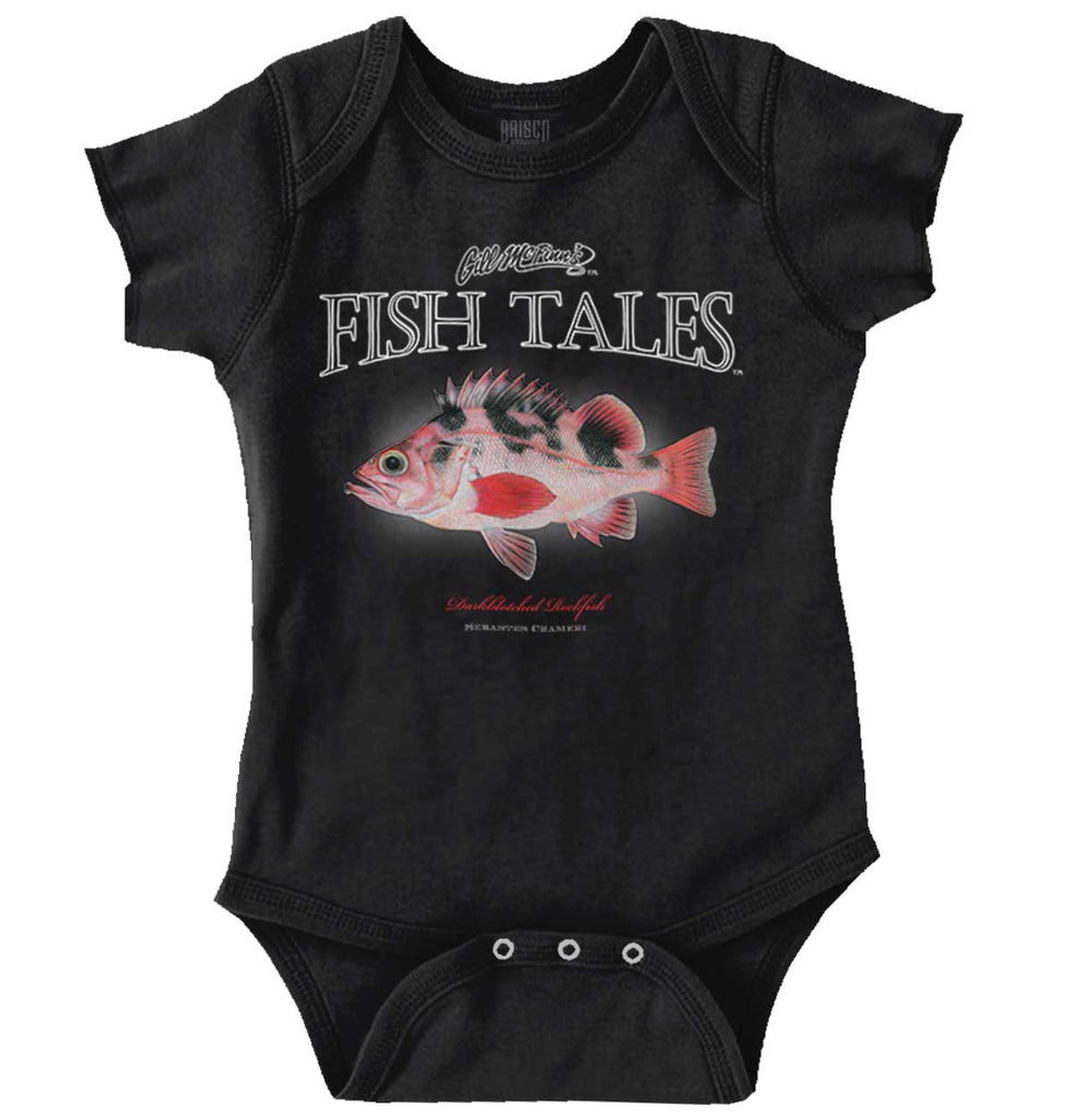 Darkblotched Rockfish Romper Bodysuit-Direct To Garment Print-Brisco Baby
