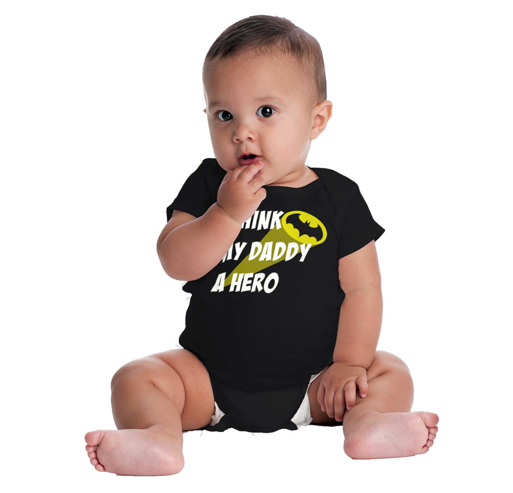 Daddy Is Batman Romper Bodysuit-Misc-Brisco Baby