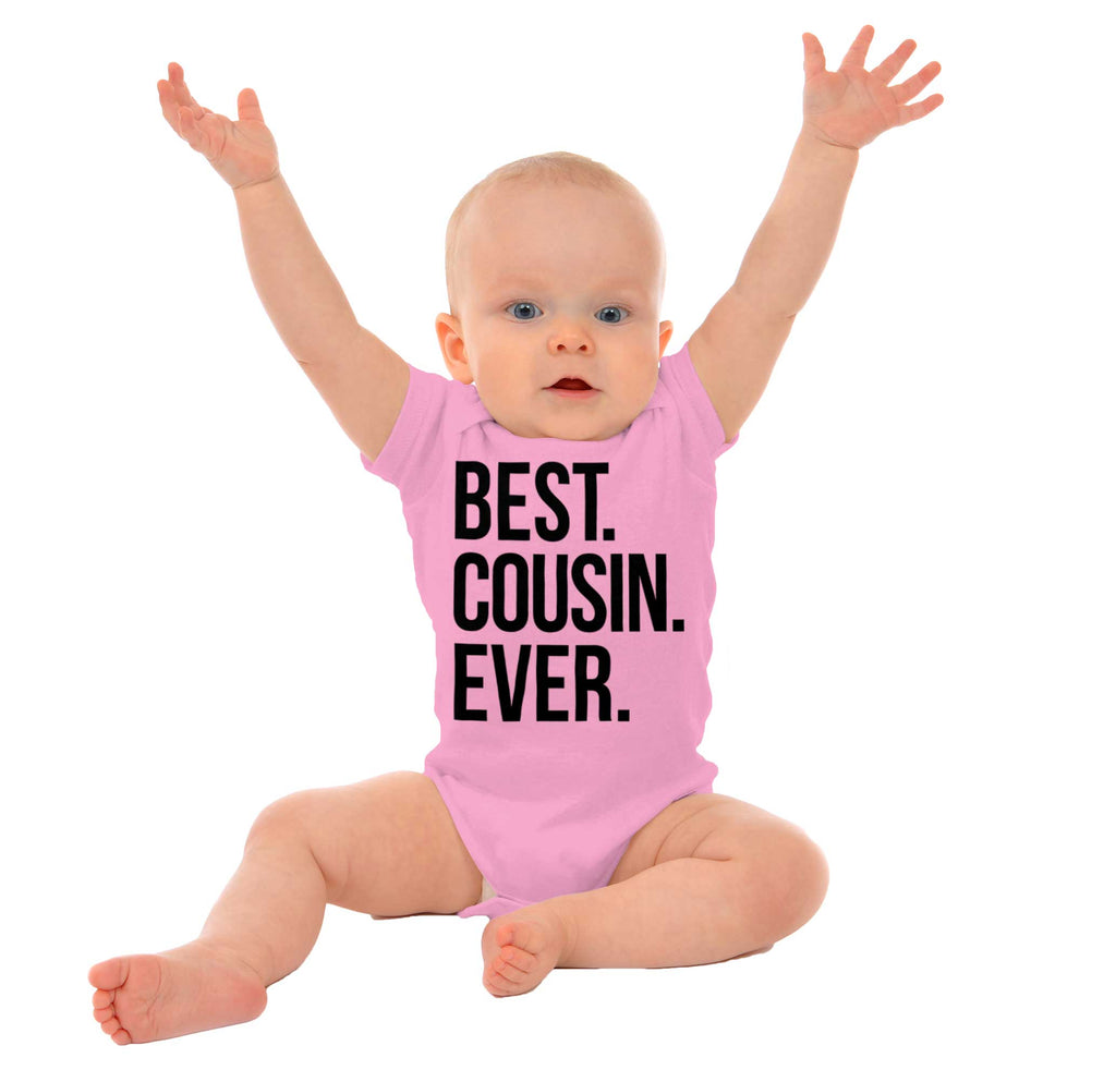 Best Cousin Ever Romper Bodysuit-Direct To Garment Print-Brisco Baby