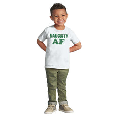 Naughty AF Infant Toddler T Shirt-Direct To Garment Print-Brisco Baby