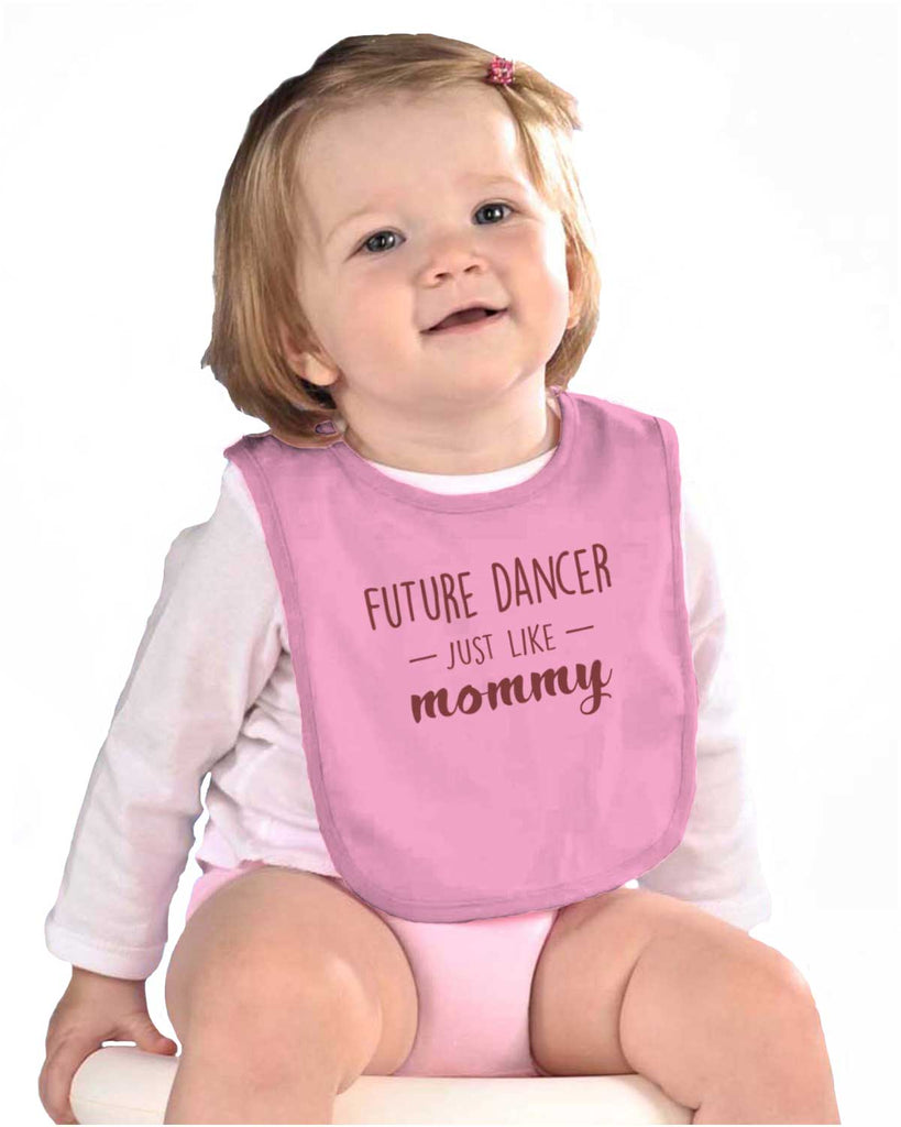 Future Dancer Infant Baby Bib-Direct To Garment Print-Brisco Baby