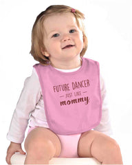 Future Dancer Infant Baby Bib-Direct To Garment Print-Brisco Baby