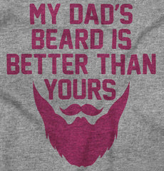 Dad's Beard Toddler Baseball-Direct To Garment Print-Brisco Baby
